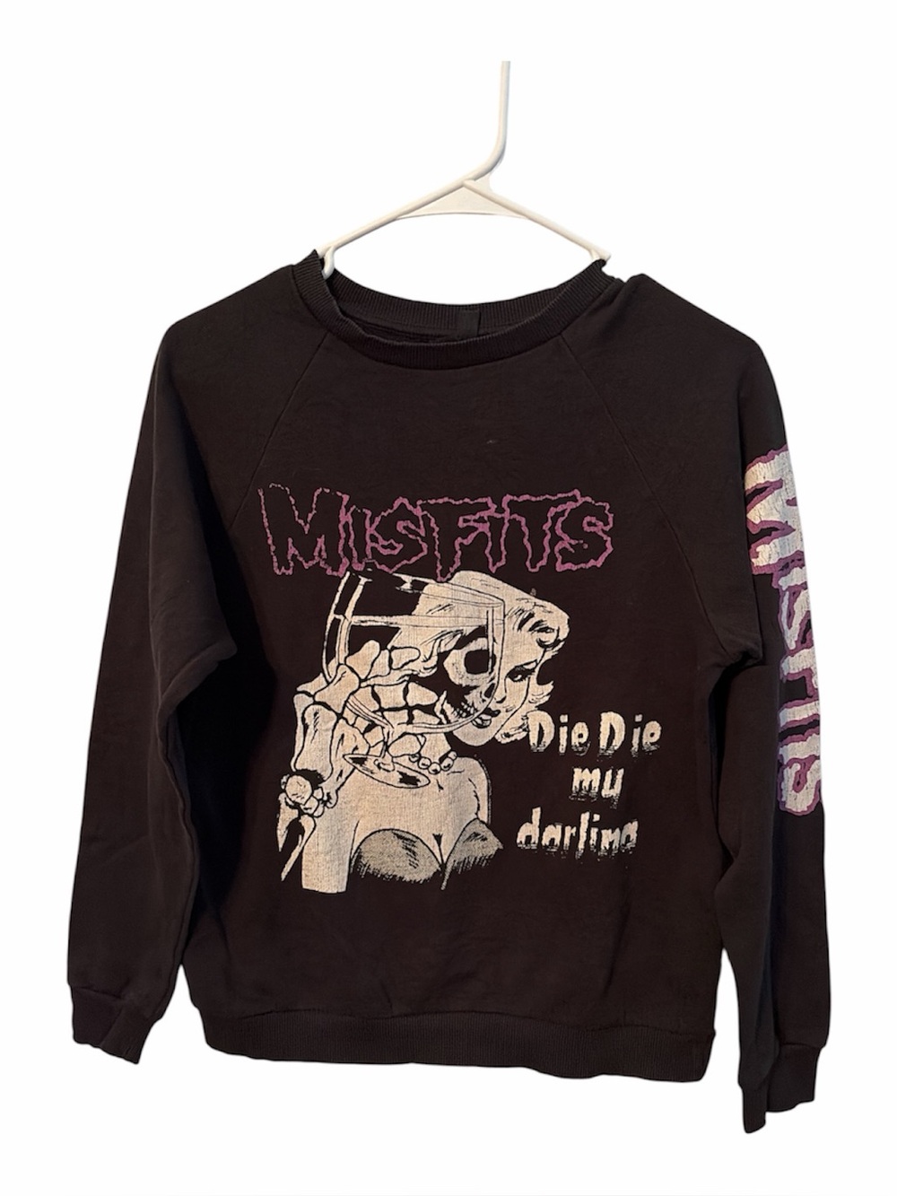 Topshop X And Finally Misfits Die Die My Darling Rare Crewneck Size 2/XS